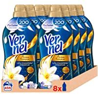 Los mejores  - Vernel Suavizante Concentrado para la Ropa Aromaterapia Aceite de Jazmín y Lirio - Pack de 8x57D- Total 456 Lavados (10…